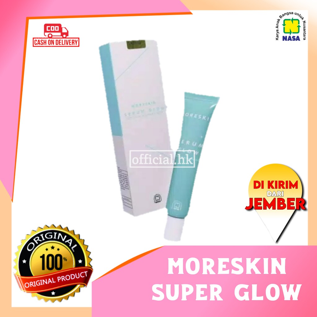 MORESKIN SERUM GLOW -  MORESKIN SERUM GLOW NASA | SERUM PENCERAH WAJAH GLOWING BPOM - OFFICIAL.HK