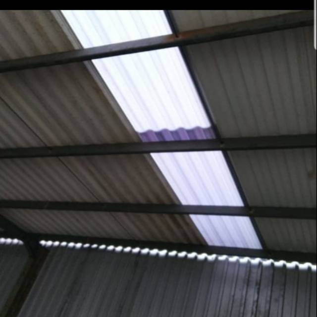 Atap upvc 10mm maspion superoof transparan 30%