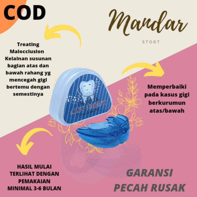 perapi gigi tonggos tanpa behel original asli wanita pria dewasa ajaib TEETH TRAINER ALIGNMENT
alami