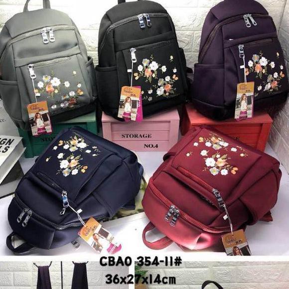 Best Price TAS RANSEL/BACKPACK CHIBAO BORDIR BUNGA CB354 6Res