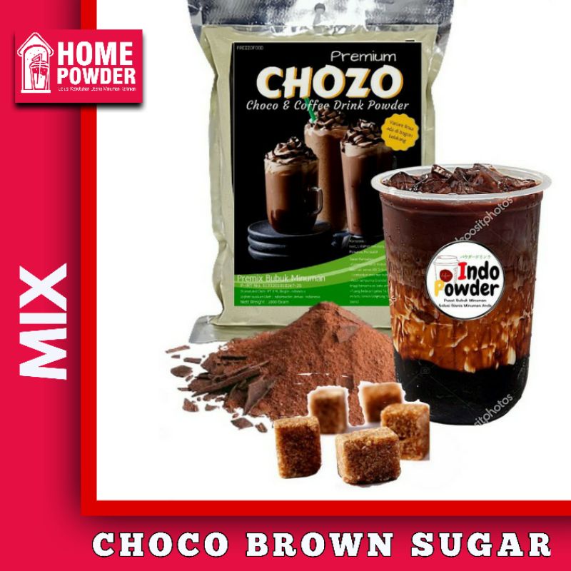 

Bubuk Minuman Coklat Brown Sugar 1kg Minuman Coklat Gula Merah Cafe Resto kedai kopi franchise minuman Murah