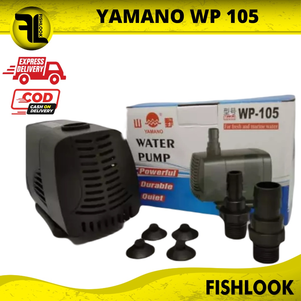 YAMANO WP 105 WP105 WP-105 Pompa Air Celup Pompa Kolam Aquarium