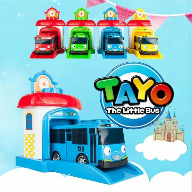 Mainan Permainan Edukatif Mobil Mobilan bus bis Tayo mini Set Anak laki laki cowok cowo Unik Seru