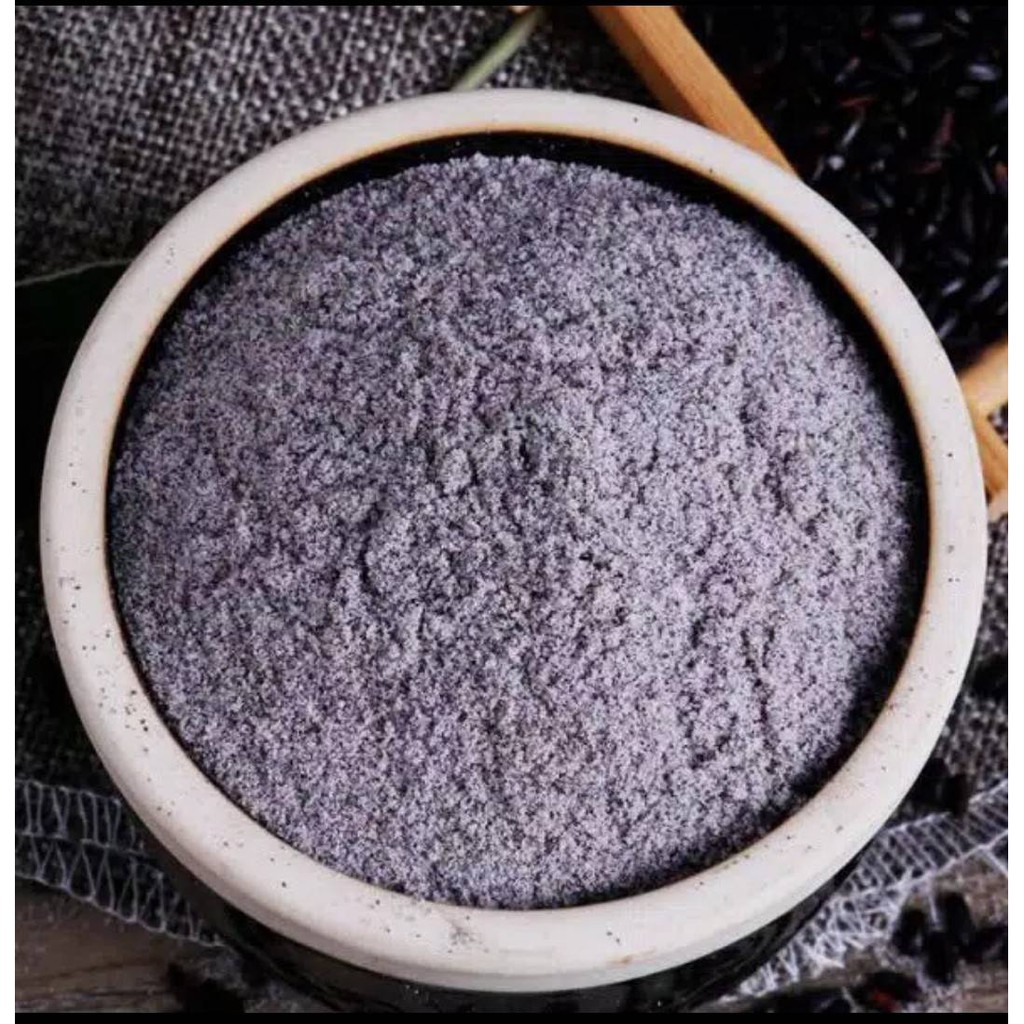 

BLACK RICE POWDER NET 1000 GR- SERBUK BERAS HITAM 100% PURE- PEWARNA ALAMI