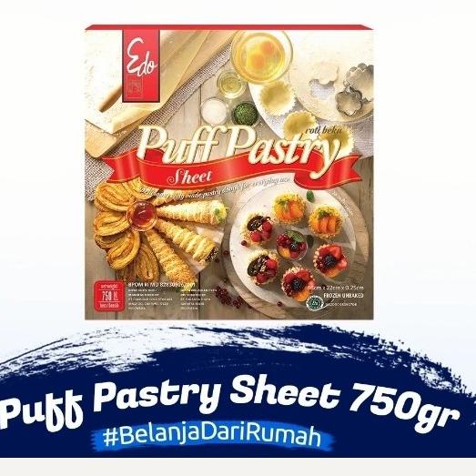 

edo puff pastry 750gr BERKUALITAS Kode 709