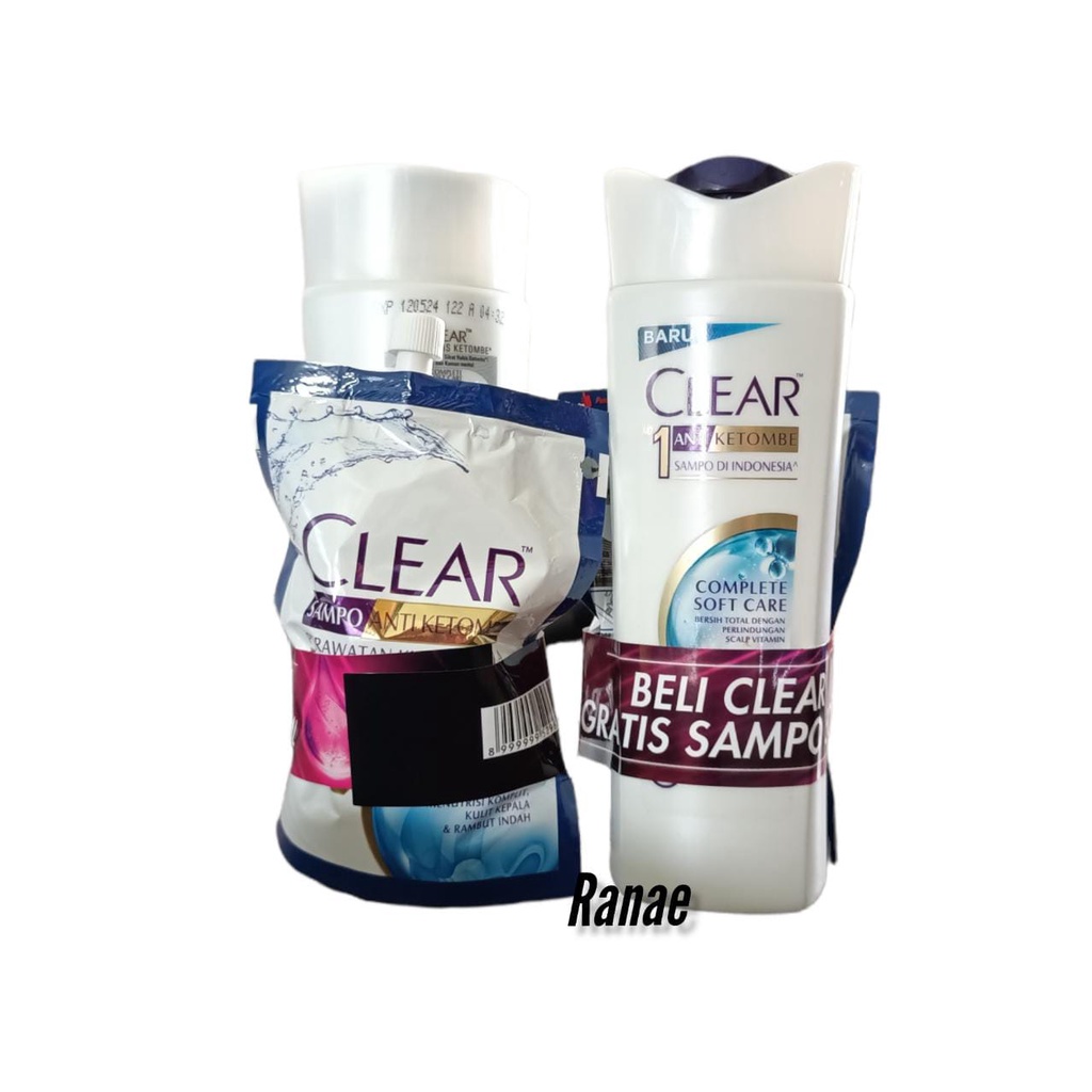 Clear Complete Soft Care Shampoo Anti Ketombe 160 ml