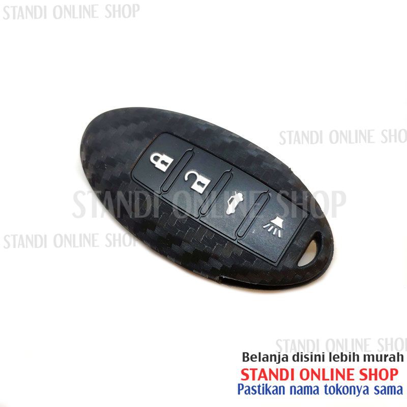 Kondom Kunci Silikon Carbon Remote Nissan All New Xtrail Teana Murano