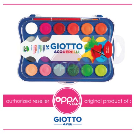

Giotto Acquerelli 24 Warna Cat Air Watercolors
