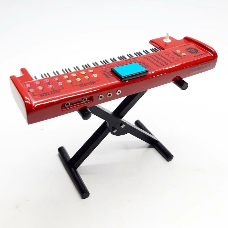 Jual Miniatur Keyboard ORGAN Tunggal Key board Ekslusif / Orjen / MERAH ...