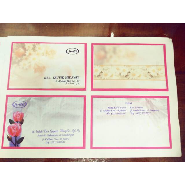 

Amplop Fallah A21 & A22