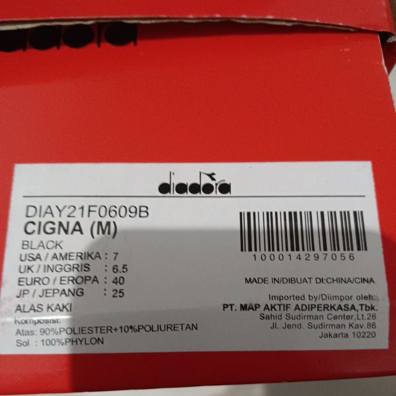 Sepatu Diadora CIGNA (M) DIAY21F0609B