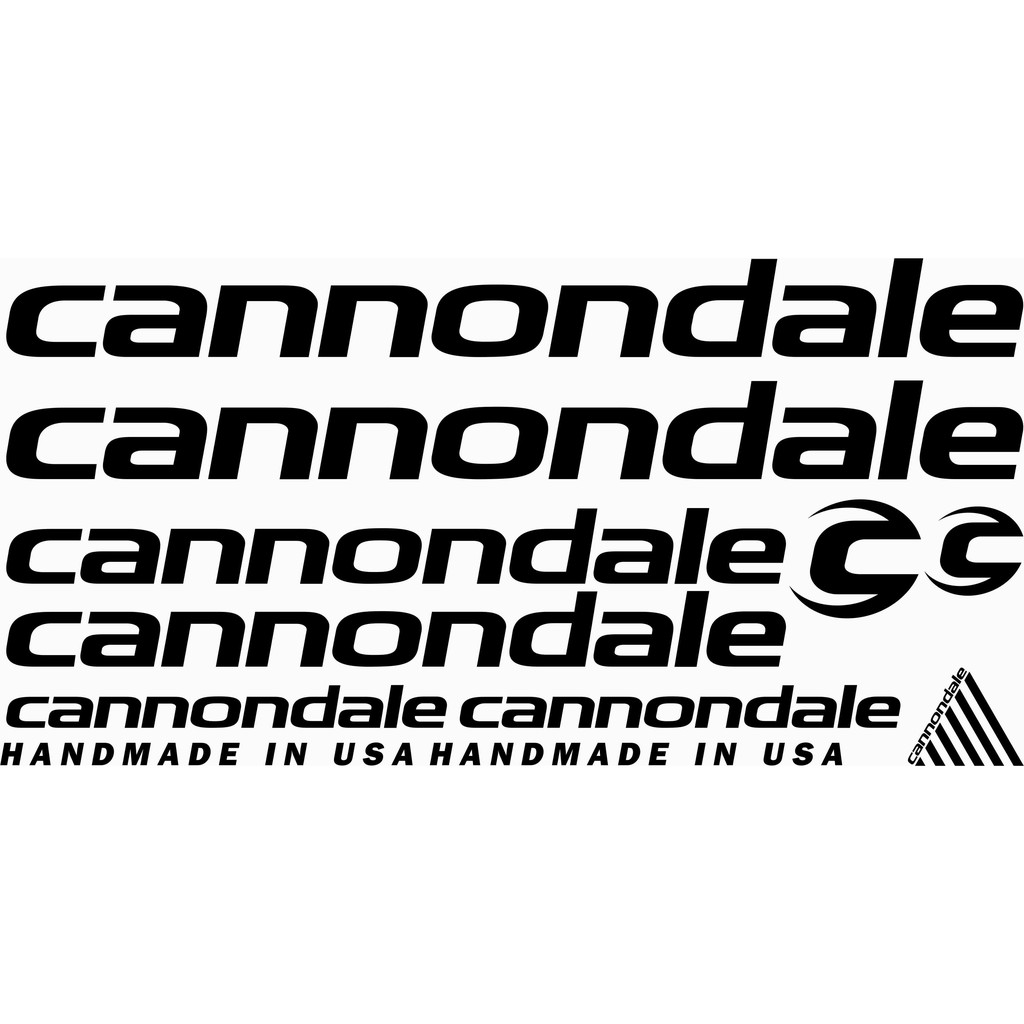 

Cutting stiker brand cannondale