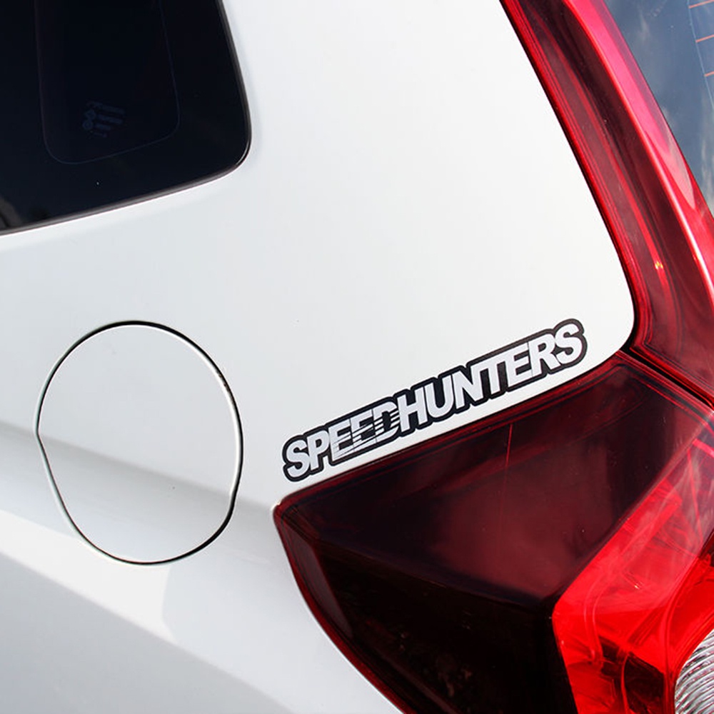 SPEED HUNTERS/スピードハンターズ jalan Balap Kaca depan melayang Stiker Mobil JDM Modifikasi Stiker Gaya Jepang Stiker