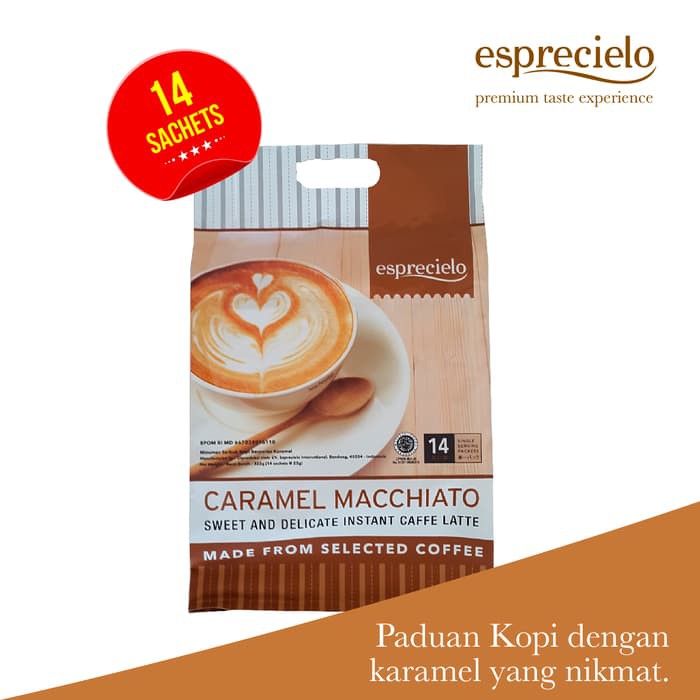 

Esprecielo Caramel Macchiato Eco Bag - 14 Sachet @ 24 gram - kkp284