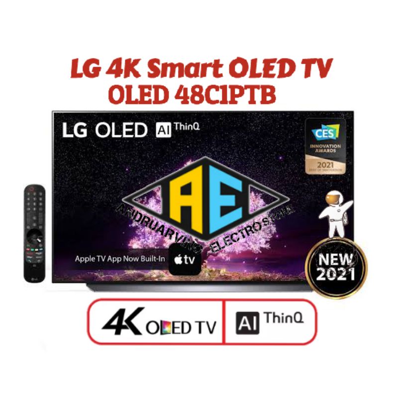 LG Oled TV C1 48 inch 4K Smart OLED TV - OLED48C1PTB