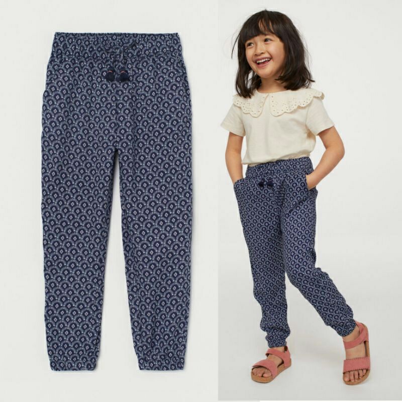 HNM GIRL JOGGER RAYON SIZE 5-6Y