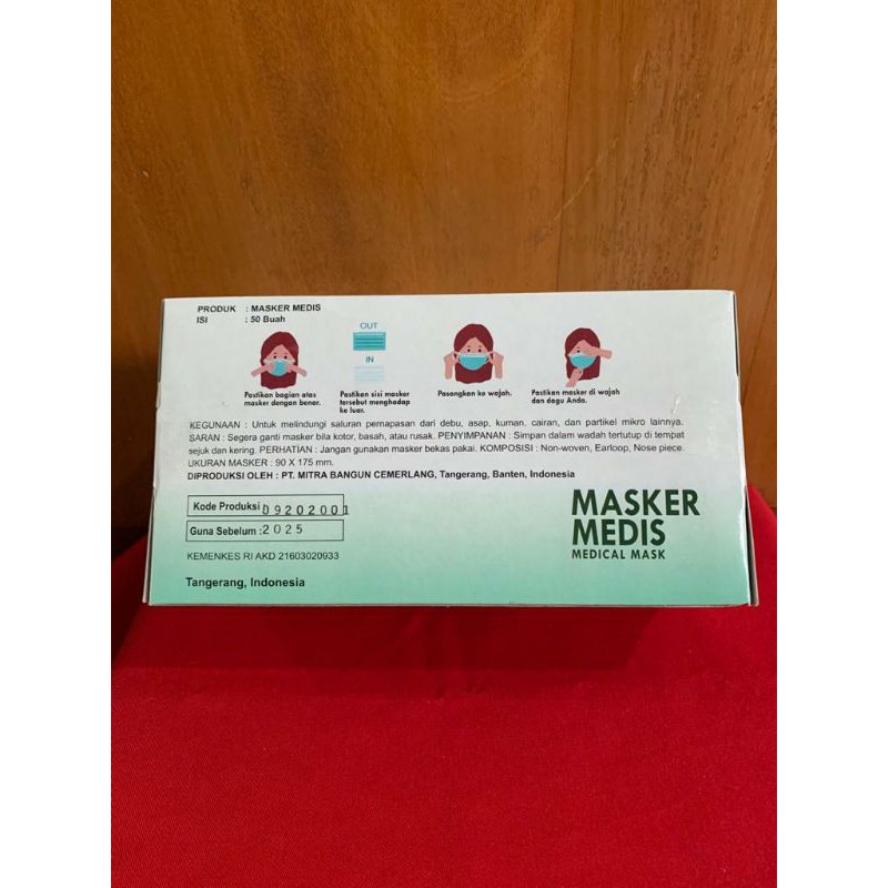 Masker medis kesehatan MBC