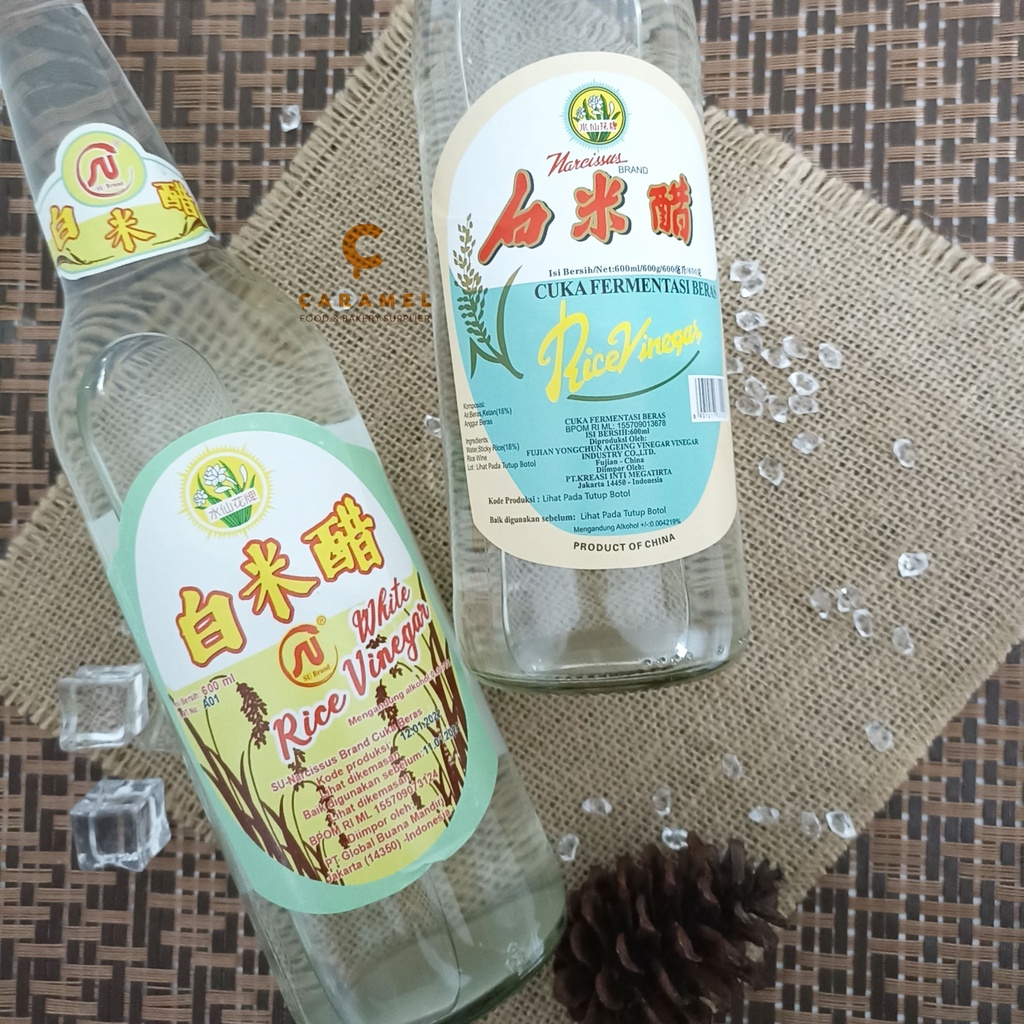 

Cuka Beras - Rice Vinegar - Narcissus Brand - Cuka Beras SU - White Rice Vinegar - 600ml