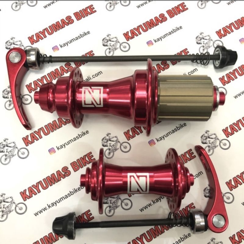 HUB FREEHUB NAUTILUS  28 HOLE V BRAKE RED JANGKRIK