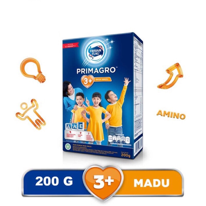 

FRISIAN FLAG PRIMAGRO 3+ MADU/VANILLA/COKLAT 200GR