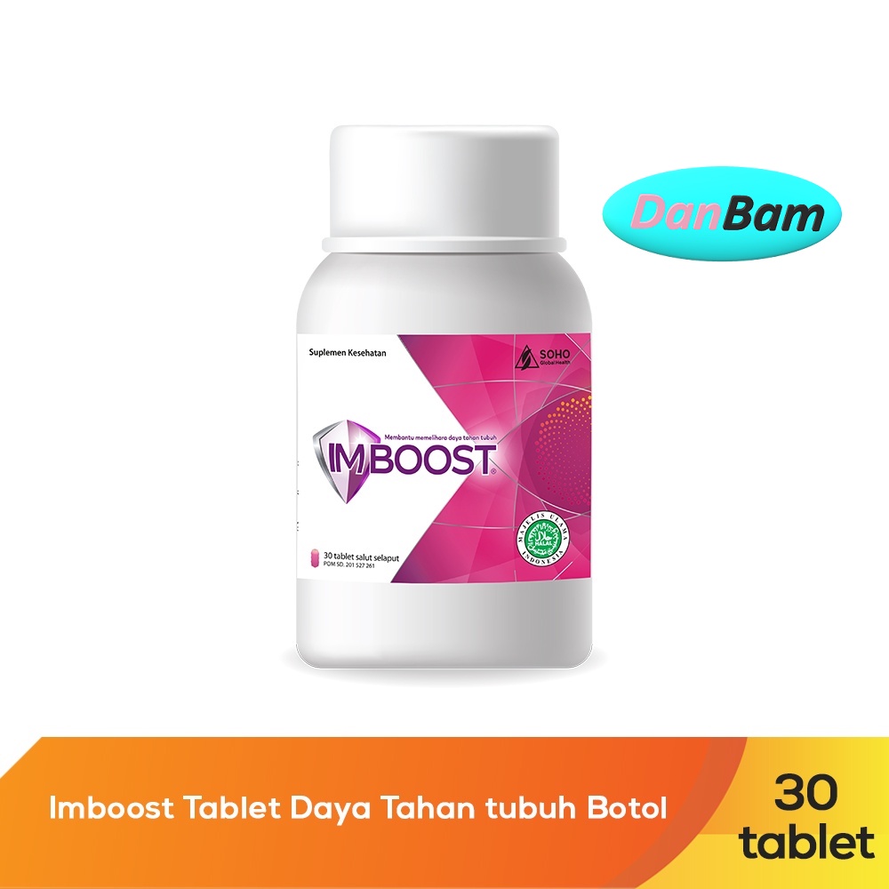 Imboost Tablet Daya tahan Tubuh Botol @30 Tablet