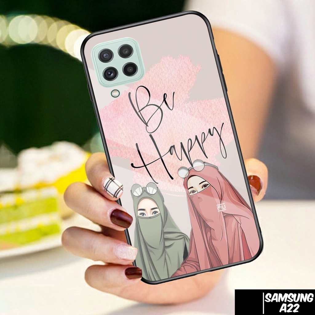 Case SAMSUNG A22 4G - Casing SAMSUNG A22 4G Terbaru TOP ONE CASE [ HIJAB ] Silikon SAMSUNG A22 4G - 