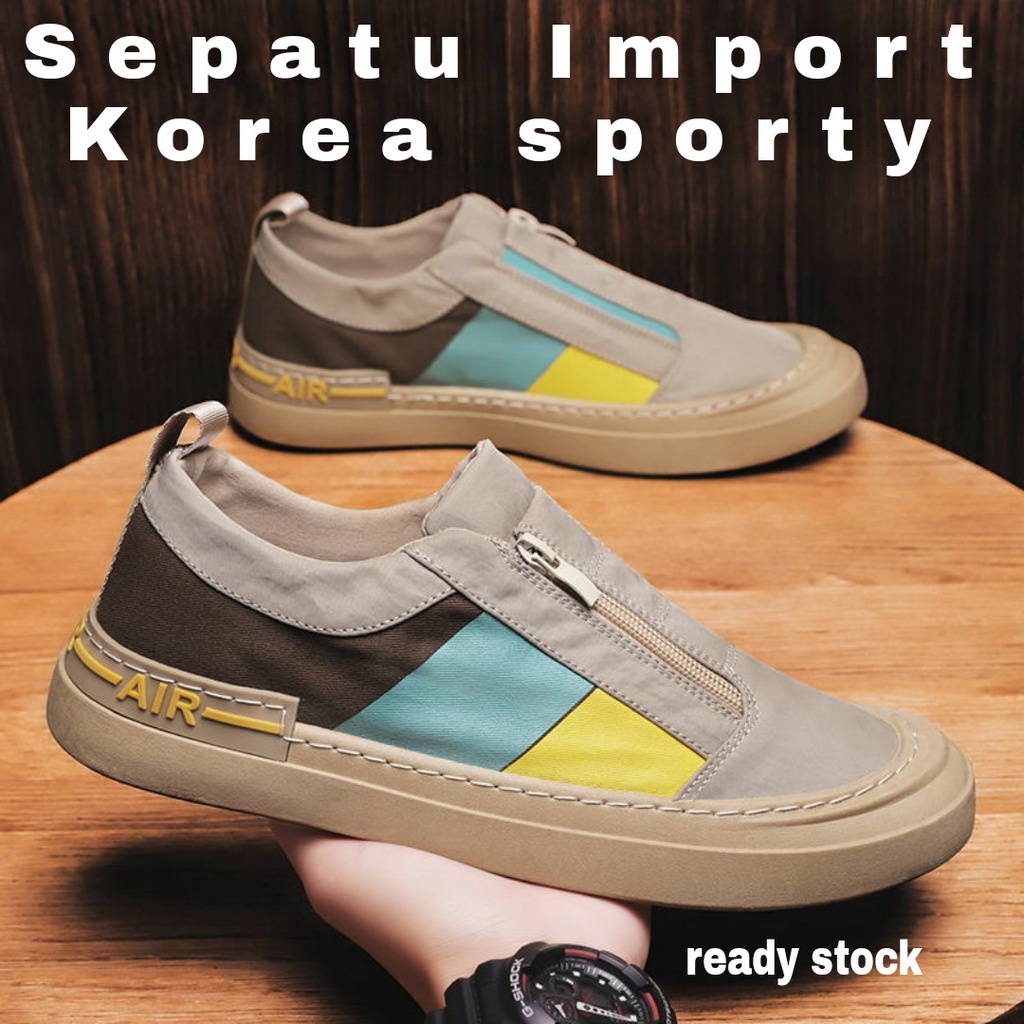 [COD]Sepatu Korea Cowok Import Sepatu Pria Import