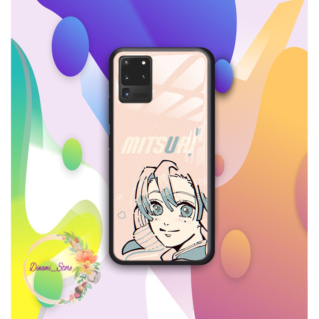 Back case glass ANIME ART Oppo A3s A1k A5 A9 2020 A7 F9 A5s A31 A52 a53 A92 A37 A57 A59 A71 DST1410