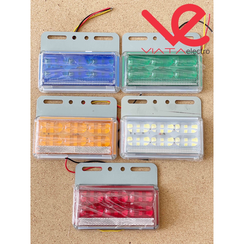 1SET LED BAK TRUK CEMBUNG 12 &amp; 24V LED BAK KRISTAL SAMPING LED SEIN RUNNING STOPLAMP