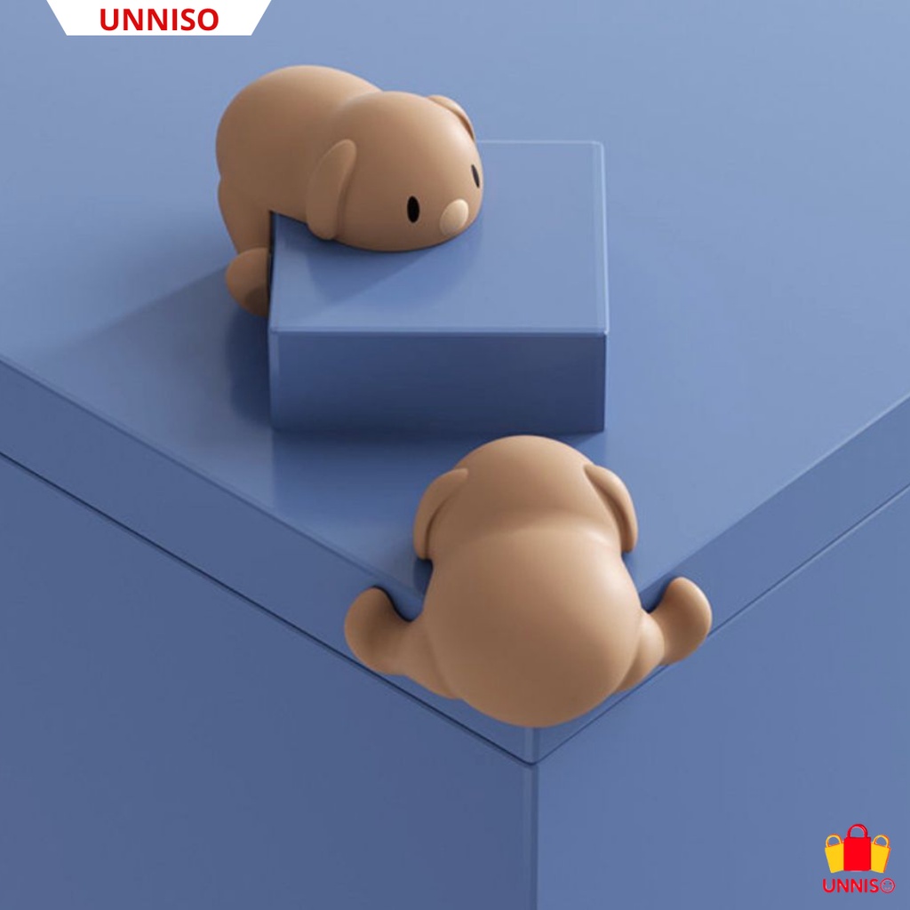 UNNISO - Puppy Dog Silicone Corner Pengganjal Siku Meja Furniture PF2