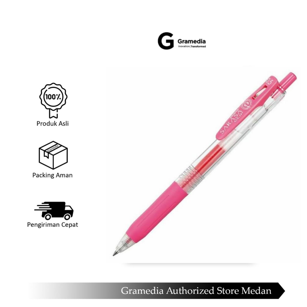 

Gramedia Medan - ZEBRA SARASA CLIP 0.5 LIGHT PINK