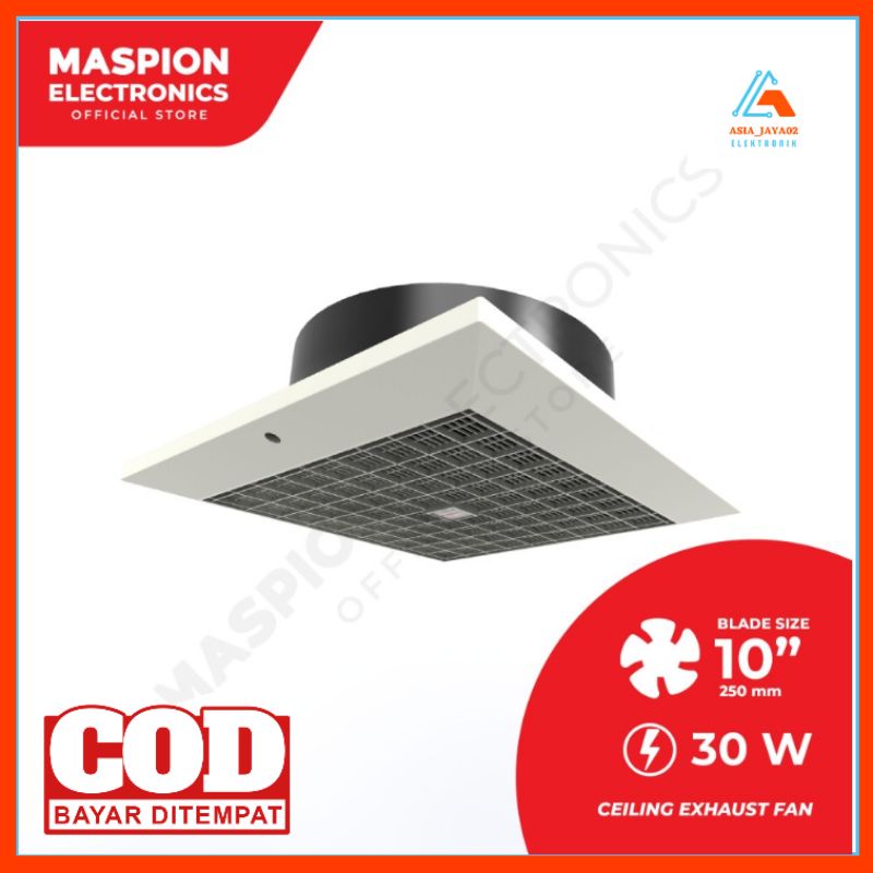 Maspion CEF-25 Ceiling Exhaust Fan Kipas Hisap Plafon Hexos [10 INCH ]