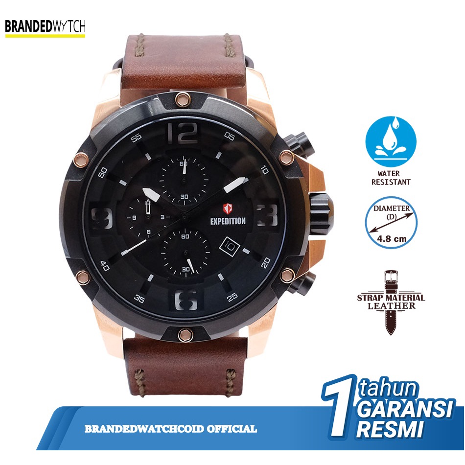 EXPEDITION ORIGINAL E 6698  / JAM TANGAN PRIA SPORT GARANSI RESMI