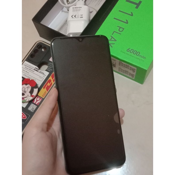 JUAL HP SECOND INFINIX HOT 11 PLAY 4/64 GB HAZE GREEN