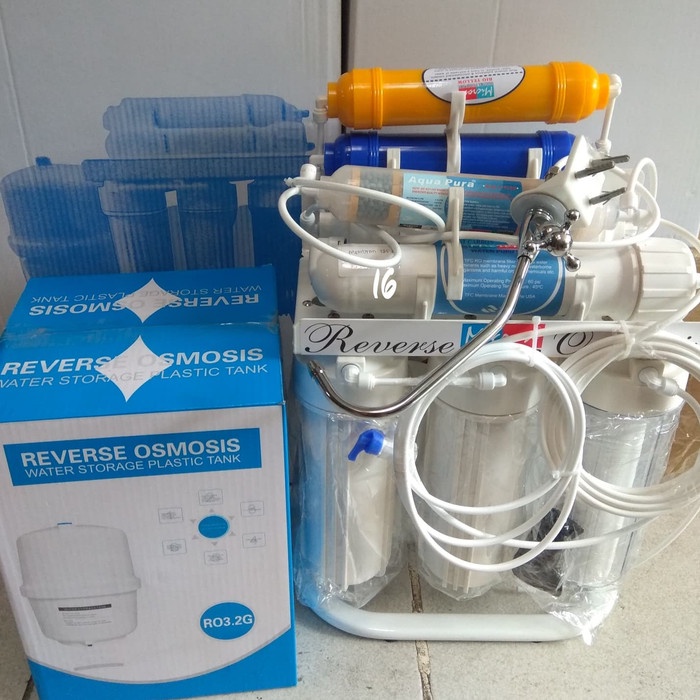 Mesin ro 100 gpd 12 step Alkalin Bio mineral (standing)