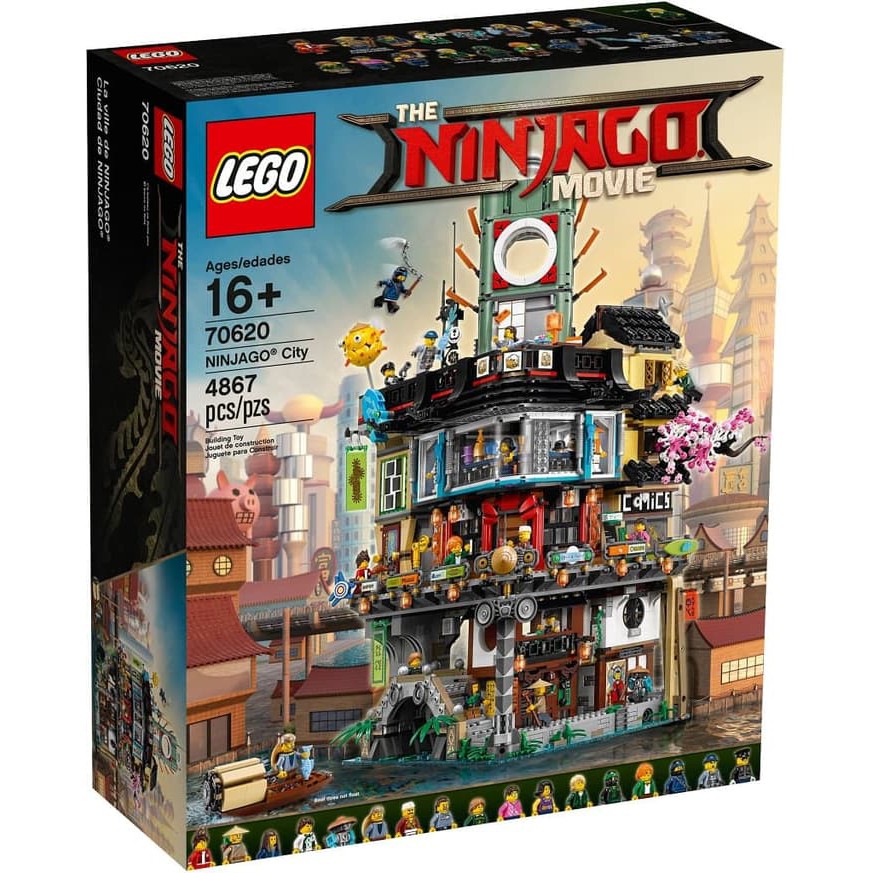 mkmn-837 Lego The Ninjago Movie 70620 NINJAGO City