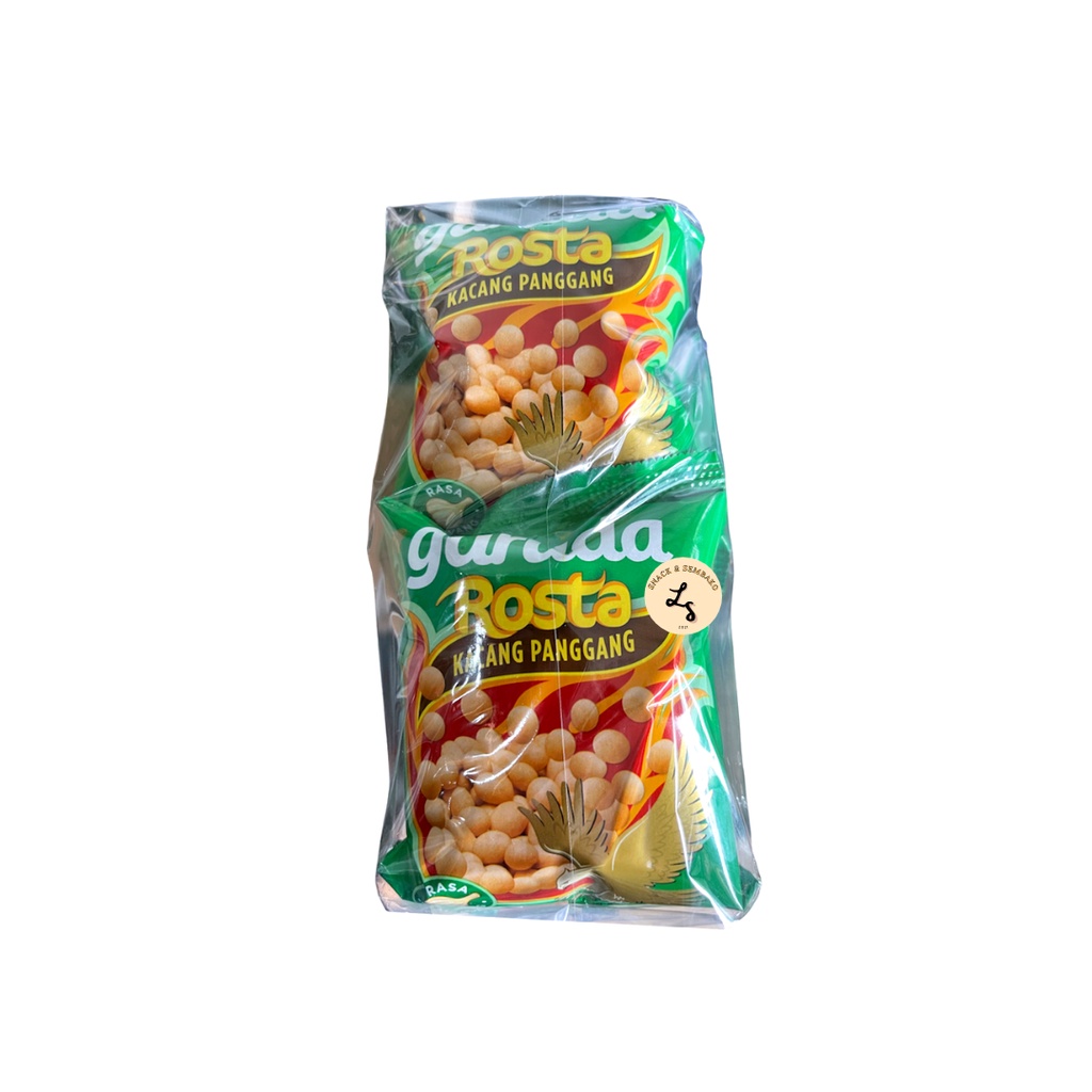 Kacang Panggang Garuda Rosta Rasa Bawang 1 Pack Isi 20 pcs