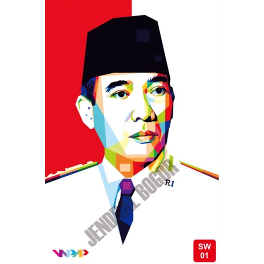 CETAK POSTER SOEKARNO /CETAK POSTER /WPAP