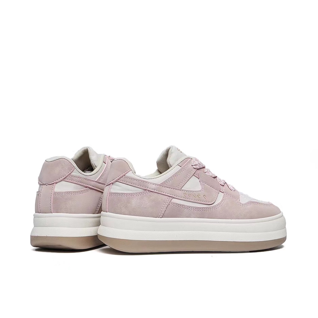 [GROSIR][COD] SEVEN_DAY SEPATU WANITA TALI TEBAL KAYA JEPANG SNEAKERS WANITA PINK H-717