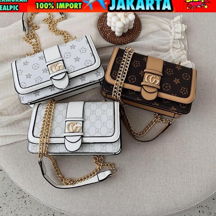 TI 3086 - TAS SELEMPANG WANITA IMPORT MURAH BATAM PESTA - G