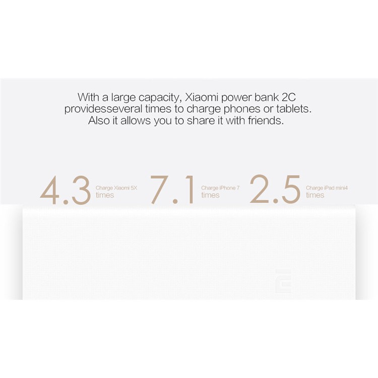 【33LV.ID】 Xiaomi powerbank 20000mah generation gen mi 2c fast charging original