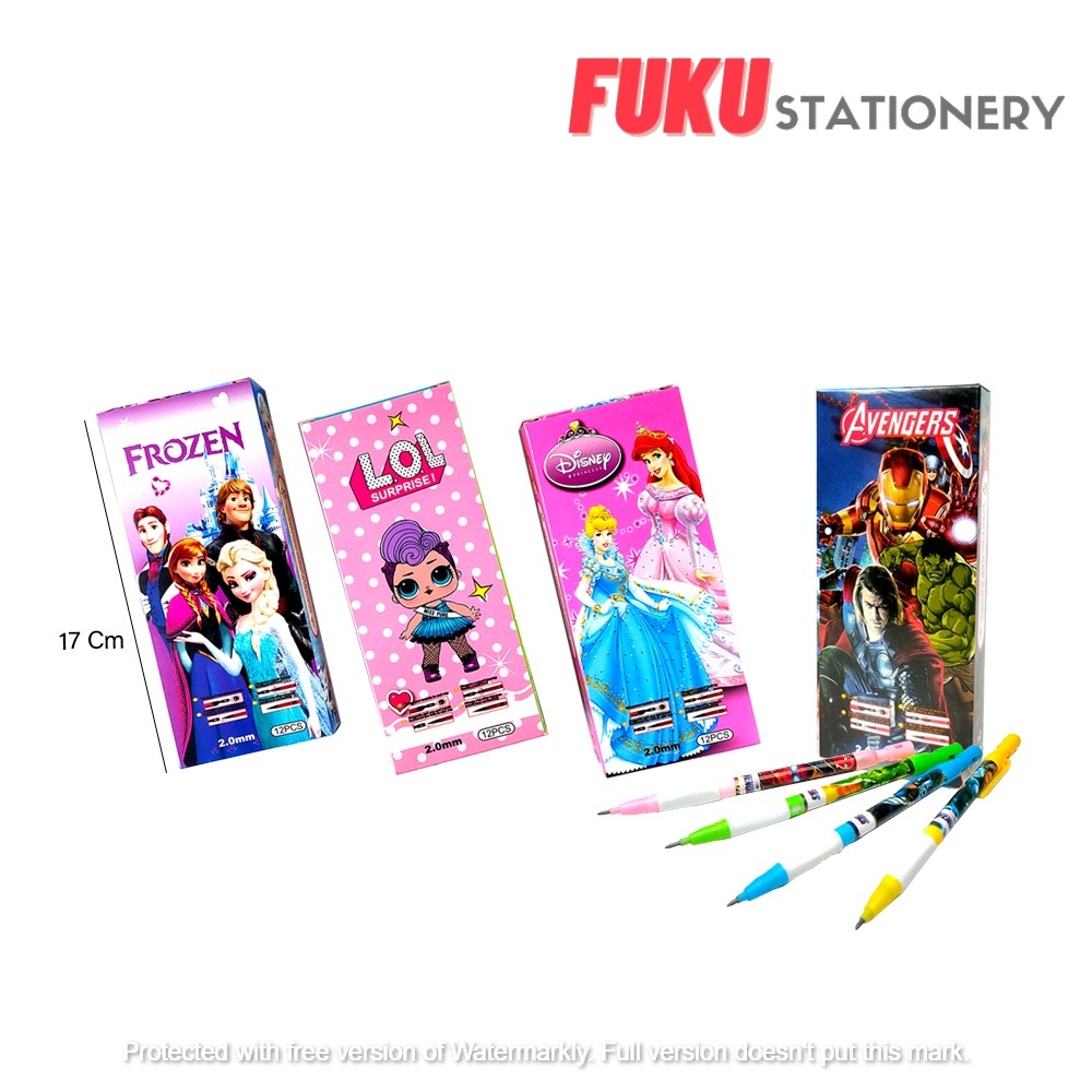

Pensil / Pensil Mekanik fancy 2.0mm / Mechanical Pencil karakter
