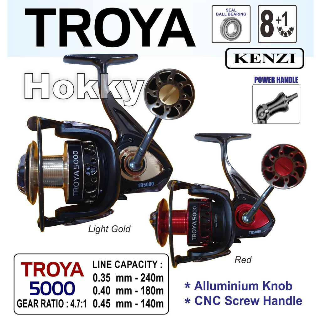REEL KENZI TROYA 5000