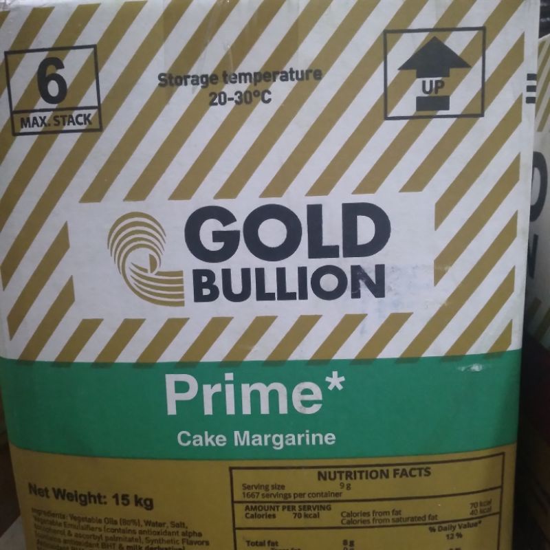 Gold Bullion Prime 500gr/Cake Margarine