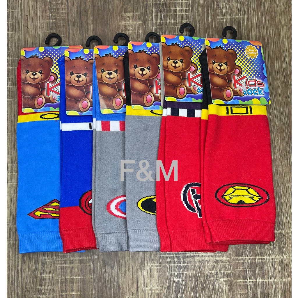 Kaos kaki anak karakter super hero / kaos kaki