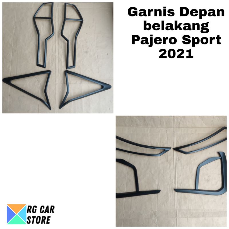 GARNISH PAJERO SPORT 2021 DEPAN BELAKANG-GARNIS LAMPU PAJERO 2021 DEPAN BELAKANG