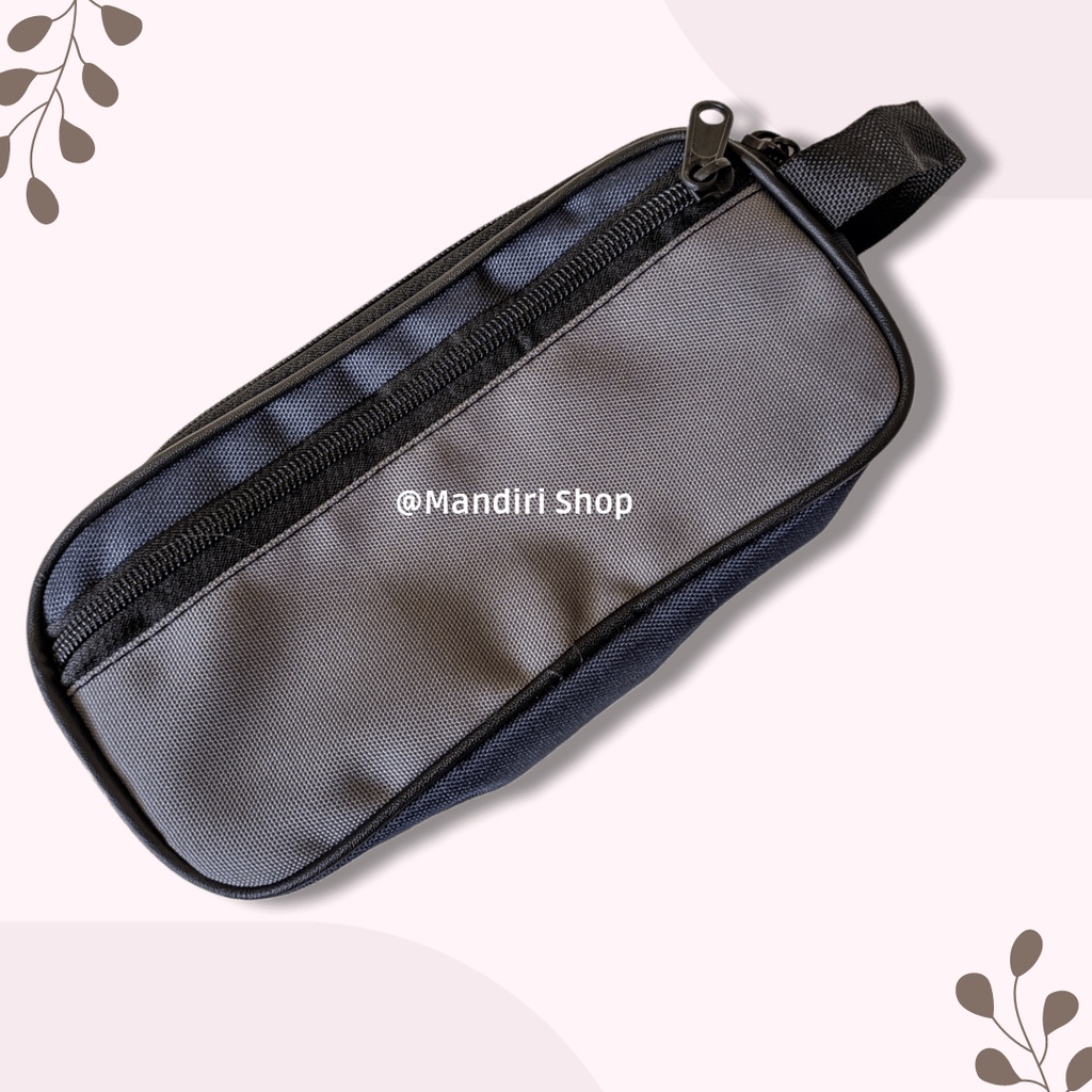 Dompet Pensil Serbaguna Kanvas ukuran  21x11 x 4cm