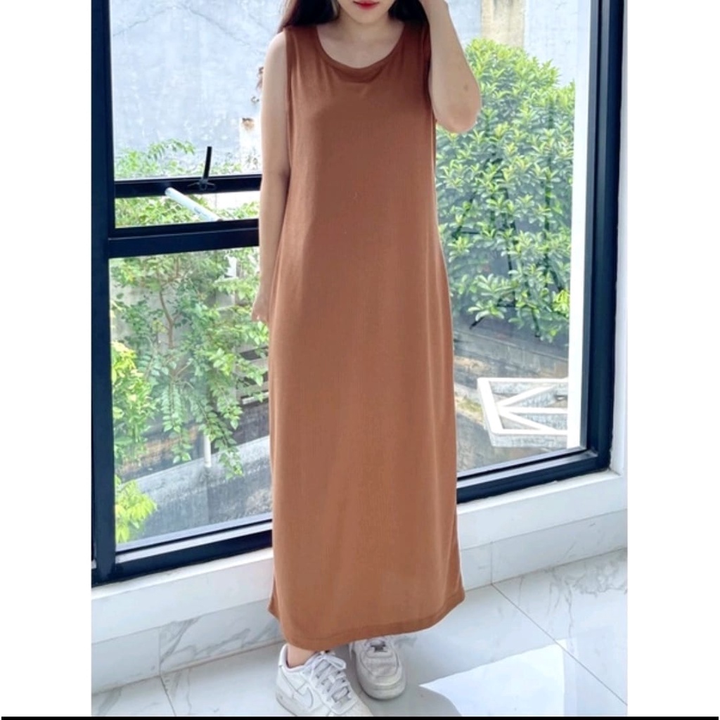 1KG MUAT 4PCS | DRESS INNER KNIT PREMIUM HIGH QUALITY HITS OOTD SELEBGRAM FASHION GROSIR MURAH WANITA