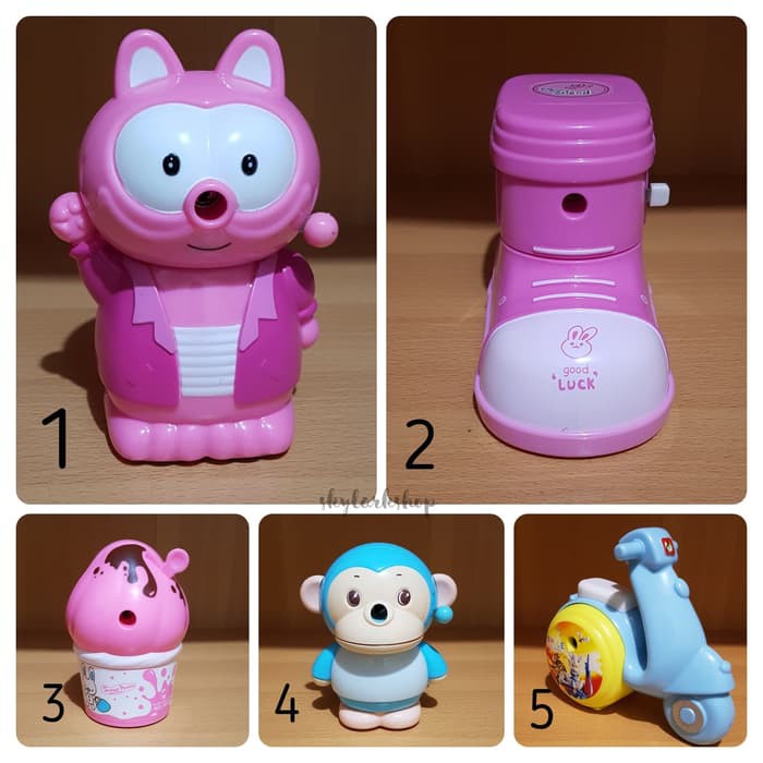 

Rautan Putar Pensil Sharpener Pencil Kids Anak ATK Serutan Kid Gift