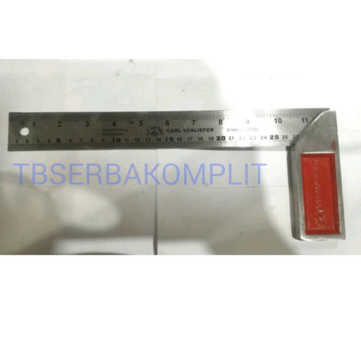

Siku Penggaris Tukang 30cm Cap Mata CARL SCHLIEPER Pasekon 12" Stainless Steel